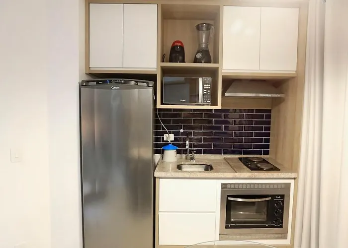Flat Estancofor Santos 1 Quadra Da Praia